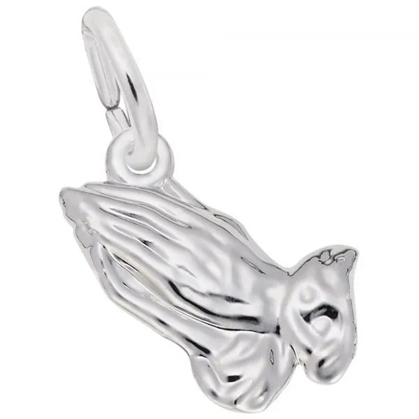 Sterling Silver Praying Hands Charm Orin Jewelers Northville, MI