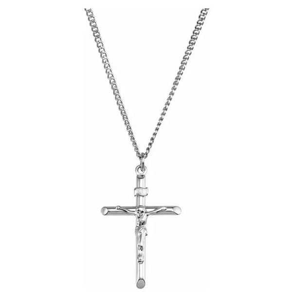 Sterling Silver Crucifix Necklace Orin Jewelers Northville, MI