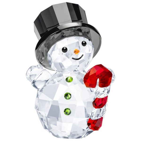 Swarovski Snowman with Candy Cane Orin Jewelers Northville, MI
