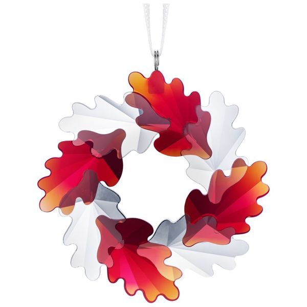 Swarovski Wreath Ornament, Leaves Orin Jewelers Northville, MI