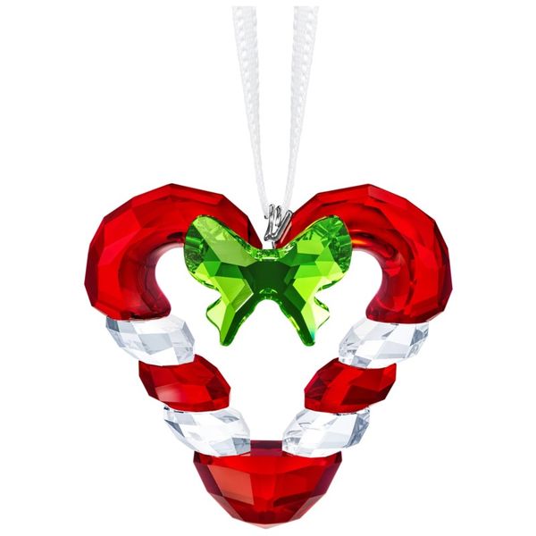 Swarovski Candy Cane Heart Ornament Orin Jewelers Northville, MI