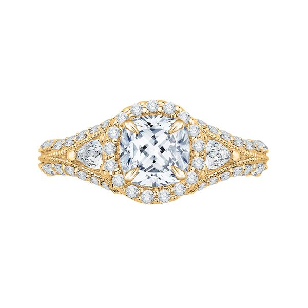 YELLOW GOLD ENGAGEMENT RING SETTING Parkers' Karat Patch Asheville, NC