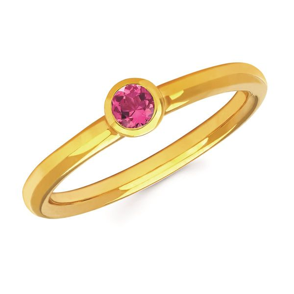 STERLING SILVER PINK TOURMALINE RING Image 2 Parkers' Karat Patch Asheville, NC