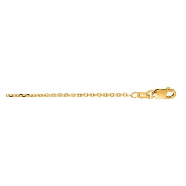 14K Yellow Gold 1.3 mm D/C Cable Chain - 18 inches Paul Bensel Jewelers Yuma, AZ