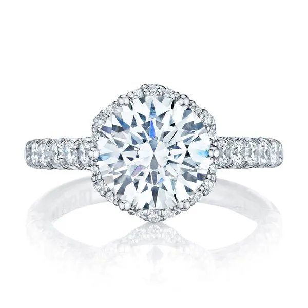 Tacori Petite Crescent Engagement Ring Setting Peter & Co. Jewelers Avon Lake, OH