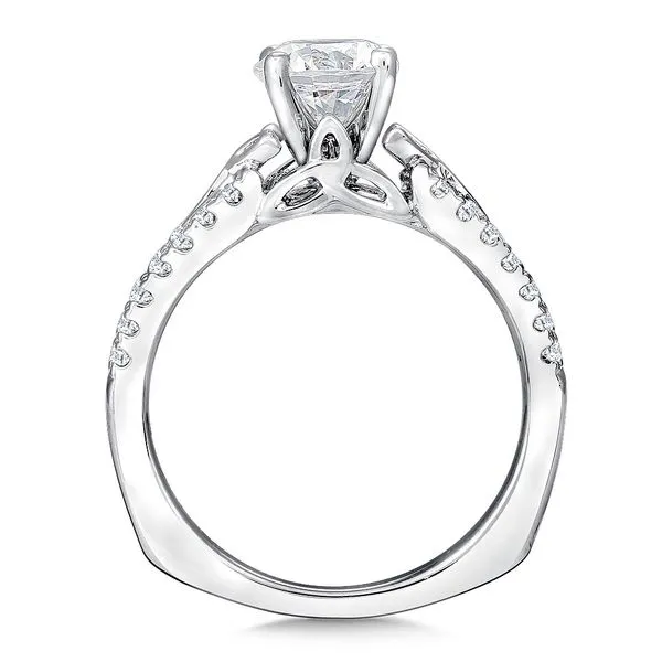 Round Shape Stone With Multi-Row Valina Engagement Ring Image 2 Peter & Co. Jewelers Avon Lake, OH
