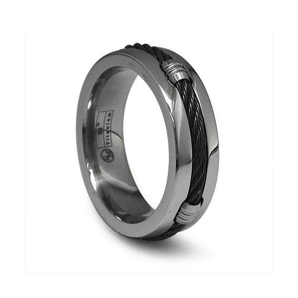 Titanium band Image 2 P.J. Rossi Jewelers Lauderdale-By-The-Sea, FL