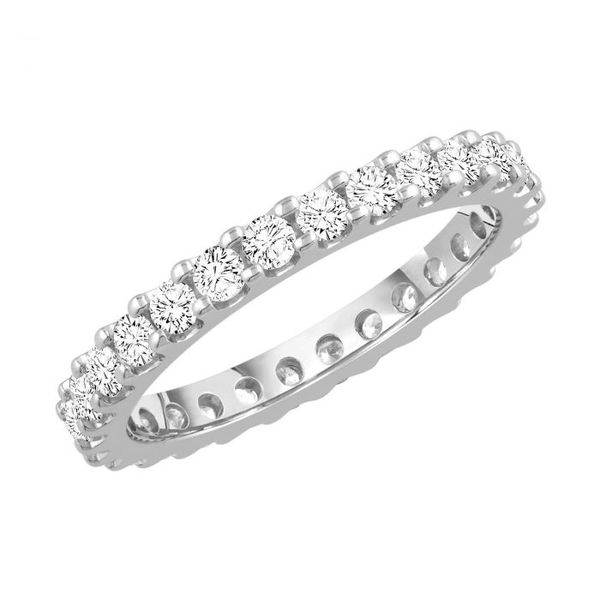 14K White Gold Ladies Diamond Band Image 2 Puckett's Fine Jewelry Benton, KY