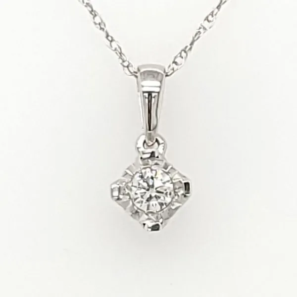 14K White Gold Diamond Necklace Puckett's Fine Jewelry Benton, KY