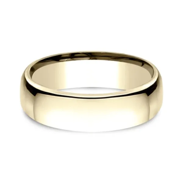 18K Yellow Gold Comfort-Fit 6.5mm Polished Wedding Band Size 10 Image 2 Raleigh Diamond Fine Jewelry Raleigh, NC