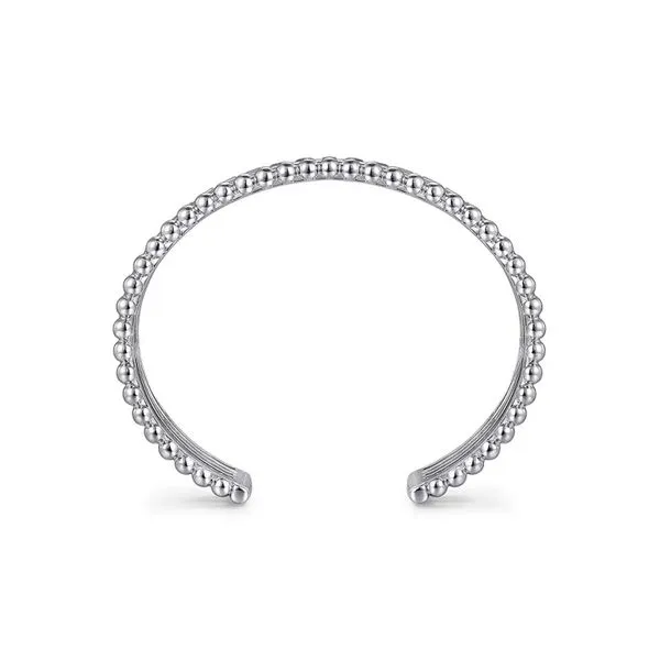 925 Sterling Silver Bujukan Pyramid Triple Row Bangle Bracelet Image 3 Raleigh Diamond Fine Jewelry Raleigh, NC