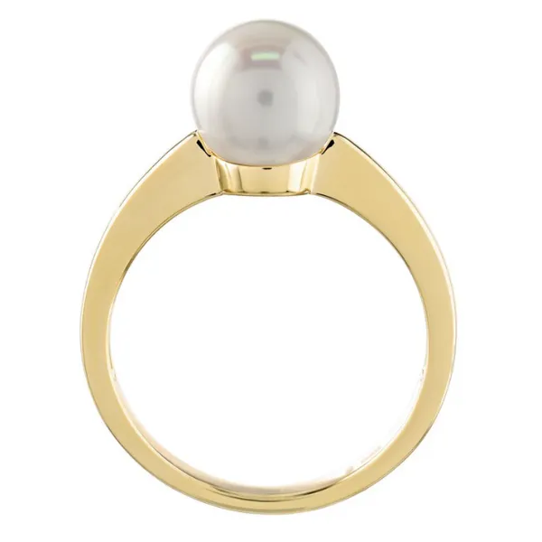 Timeless Yellow Gold Pearl Ring Image 3 Rasmussen Jewelers Spanish Fork, UT