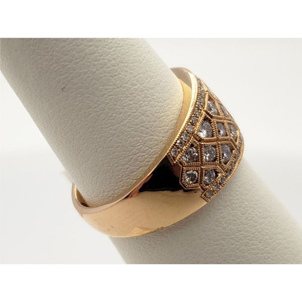 18k rose gold and diamond fashion ring Image 2 Roberts Jewelers Jackson, TN