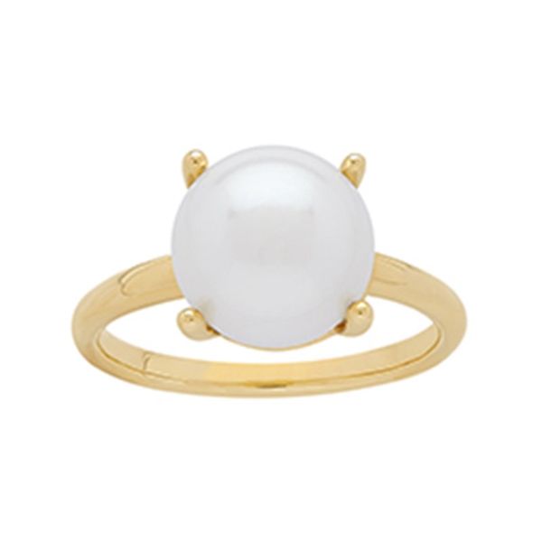 14k yellow gold white pearl fashion ring Roberts Jewelers Jackson, TN