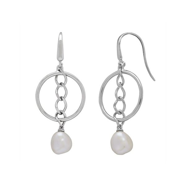 Sterling silver baroque pearl earrings Roberts Jewelers Jackson, TN