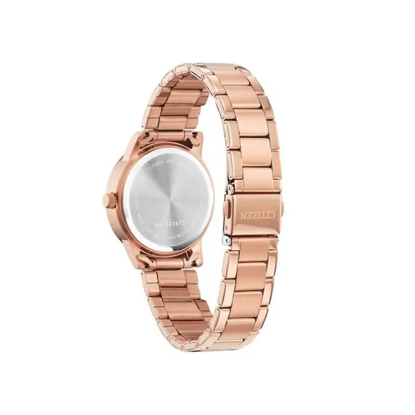 Rose-Gold Stainless Steel Citizen Quartz Watch Image 2 Roberts Jewelers Jackson, TN