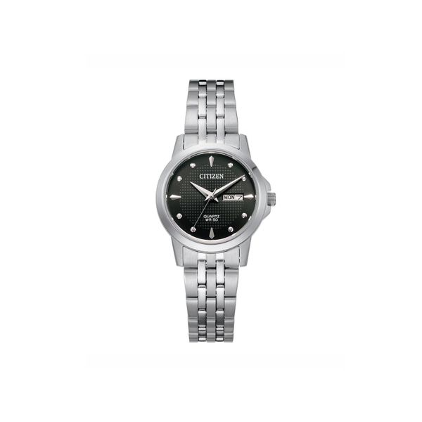 Stainless steel and black face quartz Citizen watch Roberts Jewelers Jackson, TN
