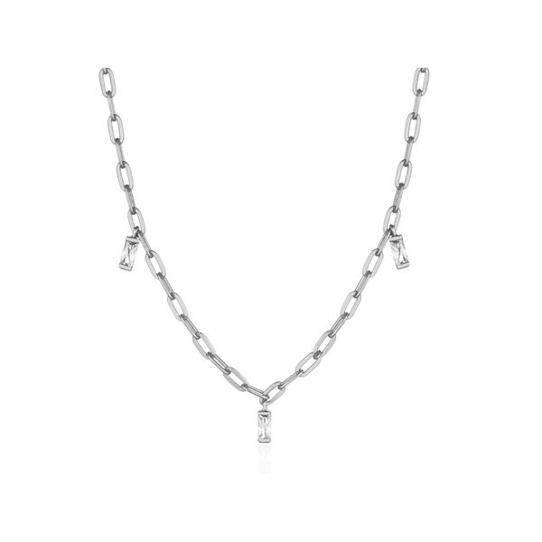 Silver Glow Drop Necklace Roberts Jewelers Jackson, TN