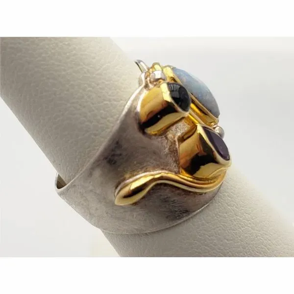 Sterling silver, vermeil, and gemstone ring Image 2 Roberts Jewelers Jackson, TN