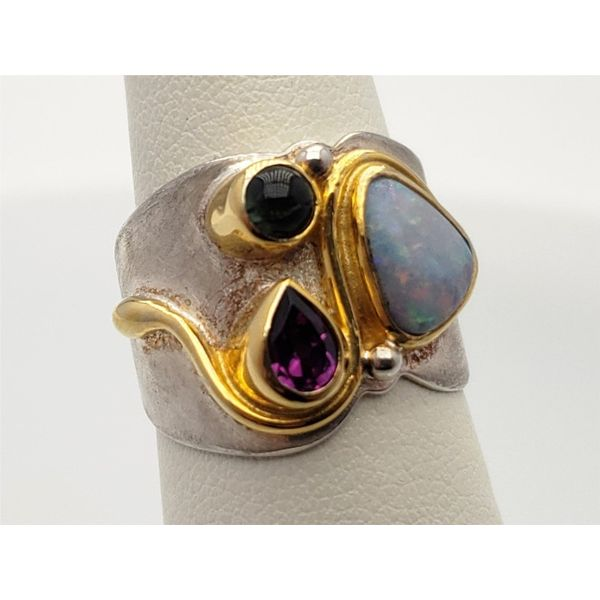 Sterling silver, vermeil, and gemstone ring Roberts Jewelers Jackson, TN