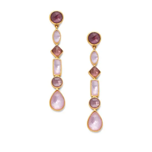 Savannah Statement Earrings in Iridescent Rose Roberts Jewelers Jackson, TN