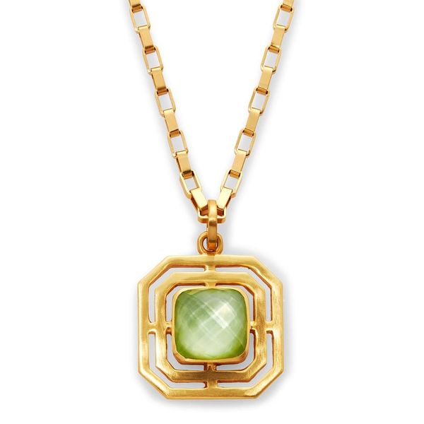 Geneva Pendant with Iridescent Peridot Green Roberts Jewelers Jackson, TN