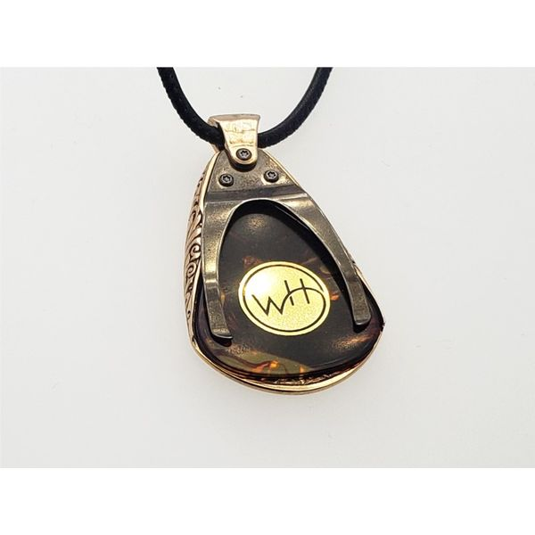 Turin - Bronze necklace with guitar pick holder Image 2 Roberts Jewelers Jackson, TN