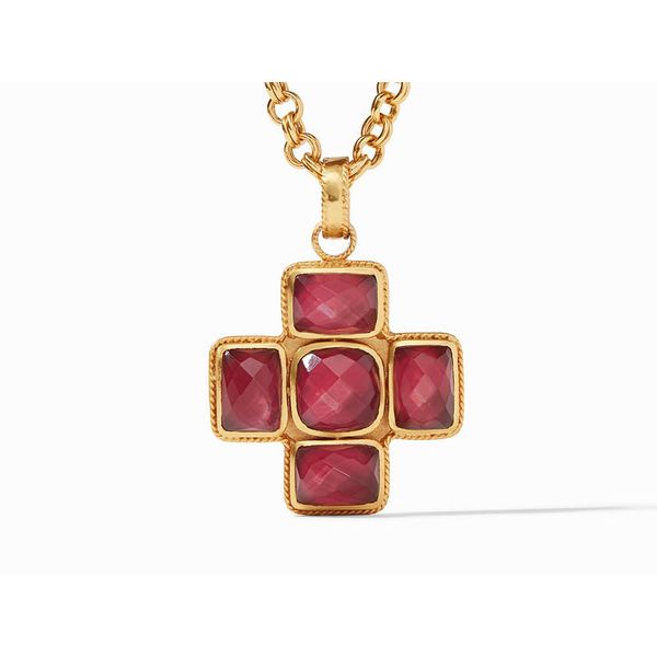 Savoy Pendant Iridescent Ruby Red Roberts Jewelers Jackson, TN