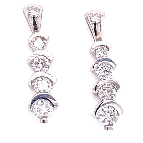 Diamond Fancy Earrings Robertson Jewelers New Milford, CT