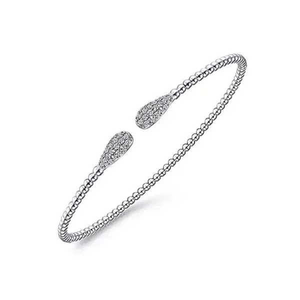 Must Have Diamond Teardrop Bangle Bracelet by Gabriel & Co. Root Jewelers Medford, OR