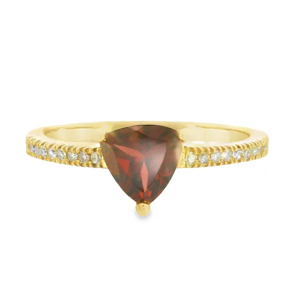 10 Karat Yellow Gold Garnet Fashion Ring S&E Jewelers Depew, NY