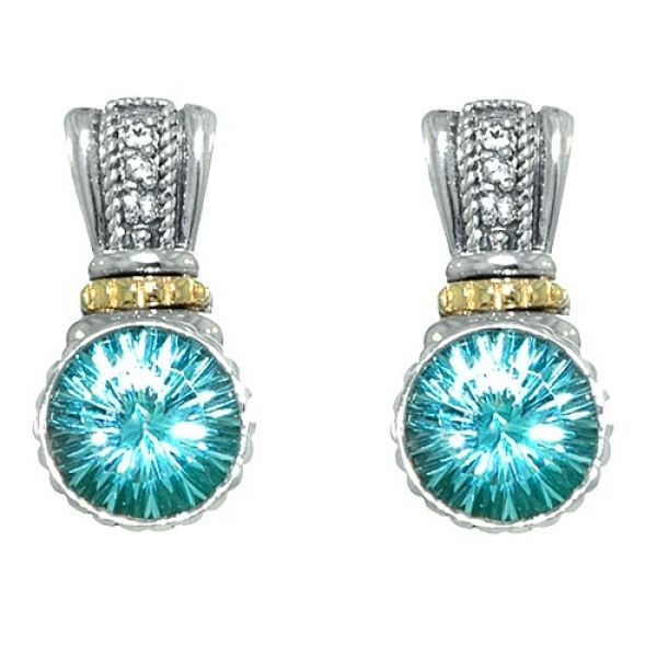 Sterling Silver & 18K Earrings Selman's Jewelers-Gemologist McComb, MS