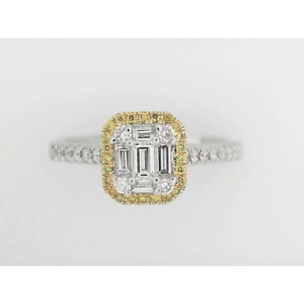 Cluster Diamond Engagement Ring Simones Jewelry, LLC Shrewsbury, NJ