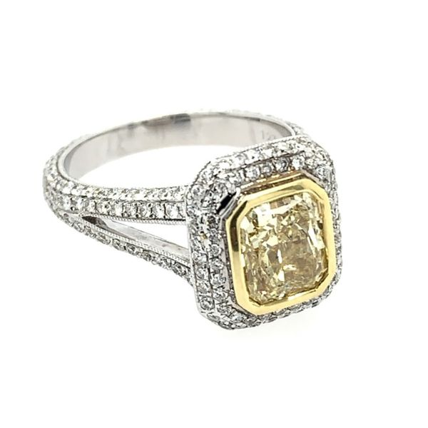 Yellow Diamond Ring Image 2 Simones Jewelry, LLC Shrewsbury, NJ