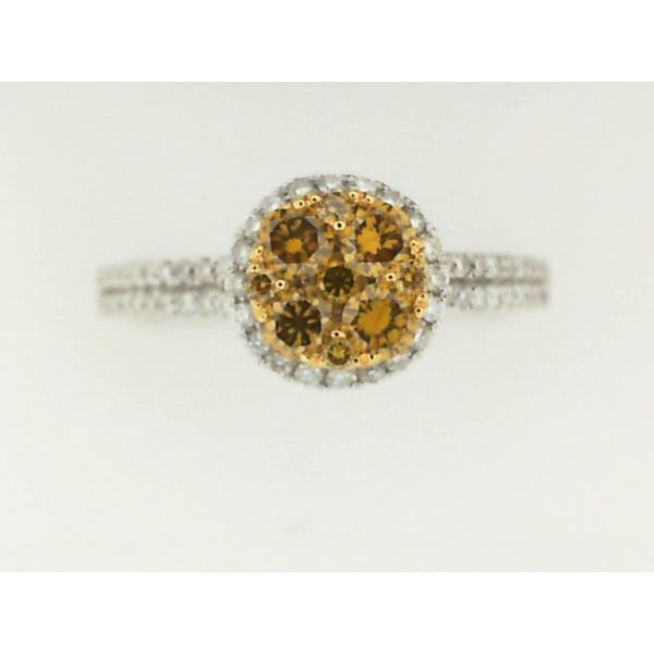 Fancy Yellow and White Diamond Ring Simones Jewelry, LLC Shrewsbury, NJ