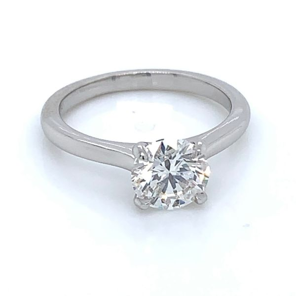 Platinum Diamond Engagement ring Simones Jewelry, LLC Shrewsbury, NJ