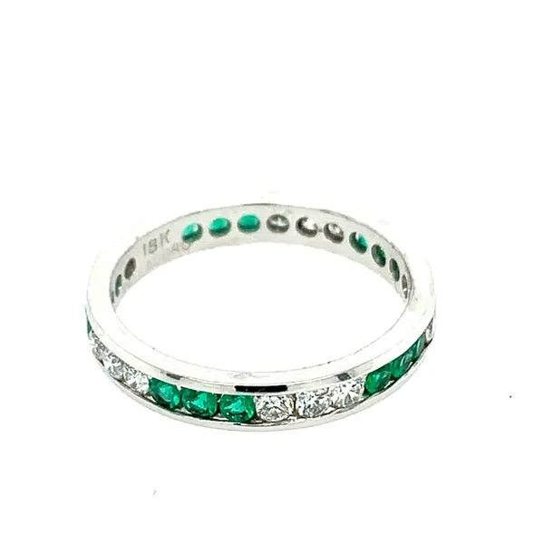 Tsavorite & Diamond Band Simones Jewelry, LLC Shrewsbury, NJ