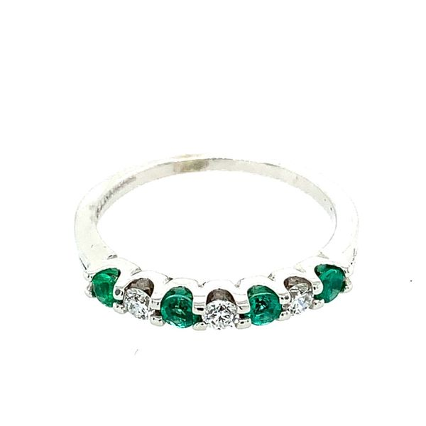 Diamond & Emerald Band Simones Jewelry, LLC Shrewsbury, NJ