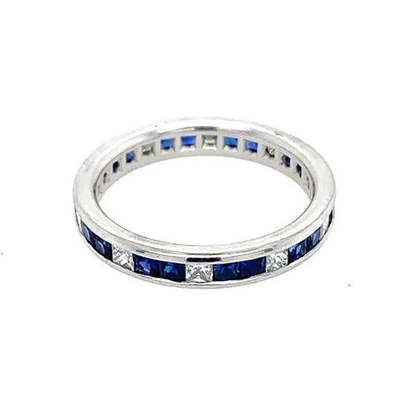 Sapphire & Diamond Band Simones Jewelry, LLC Shrewsbury, NJ