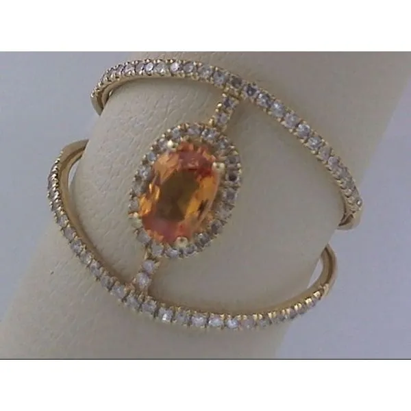 Yellow Sapphire & Diamond Fashion Ring Simones Jewelry, LLC Shrewsbury, NJ