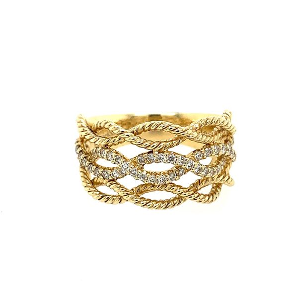 Braided Diamond Fashion Ring Simones Jewelry, LLC Shrewsbury, NJ