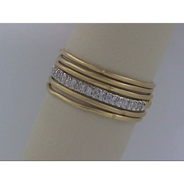 Multi Band Diamond Stack Ring Simones Jewelry, LLC Shrewsbury, NJ