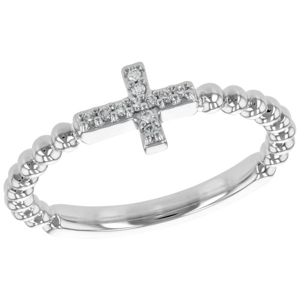 Diamond Cross Ring Simones Jewelry, LLC Shrewsbury, NJ