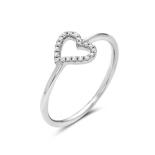 Diamond Heart Ring Simones Jewelry, LLC Shrewsbury, NJ