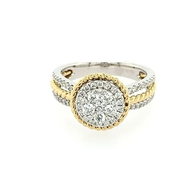 Two Tone Diamond Ring Simones Jewelry, LLC Shrewsbury, NJ