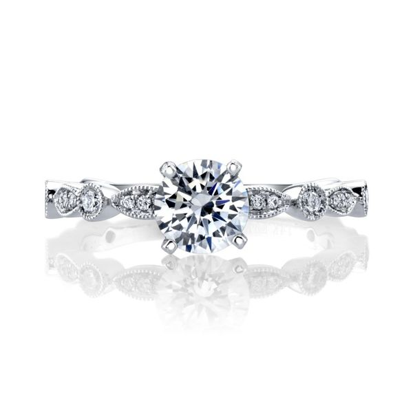 14K White Gold Diamond Ring without Center Stone Image 2 Simones Jewelry, LLC Shrewsbury, NJ