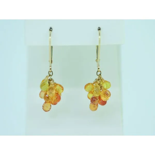 Orange Sapphire Earrings Simones Jewelry, LLC Shrewsbury, NJ