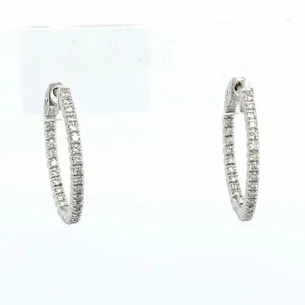 Diamond Hoops Simones Jewelry, LLC Shrewsbury, NJ