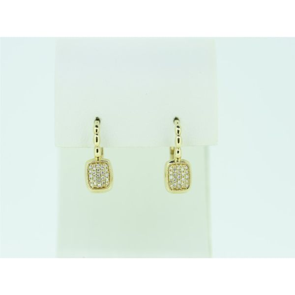 Diamond Leverback Earrings Simones Jewelry, LLC Shrewsbury, NJ