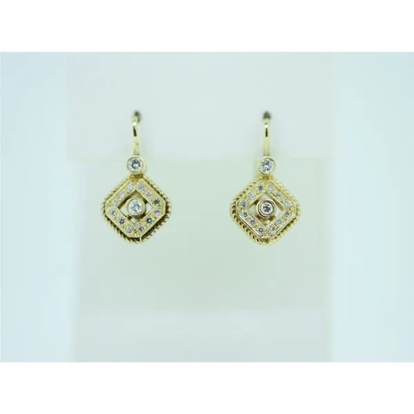 Etruscan style Diamond Earrings Simones Jewelry, LLC Shrewsbury, NJ